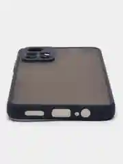 Темно-синий чехол Xiaomi Poco M4 Pro 5G, Redmi Note 11 5G, пластиковый, матовый, с цветными кнопками