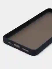Темно-синий чехол Xiaomi Poco M4 Pro 5G, Redmi Note 11 5G, пластиковый, матовый, с цветными кнопками