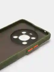 Лесной зеленый чехол пластиковый Honor X9, X30 (Хонор Х9, Х30), матовый, с цветными кнопками