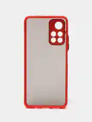 Бирюзовый чехол Xiaomi Poco M4 Pro 5G, Redmi Note 11 5G, пластиковый, матовый, с цветными кнопками