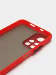 Бирюзовый чехол Xiaomi Poco M4 Pro 5G, Redmi Note 11 5G, пластиковый, матовый, с цветными кнопками