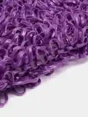 Сиреневый мочалка для тела вязаная, цветная