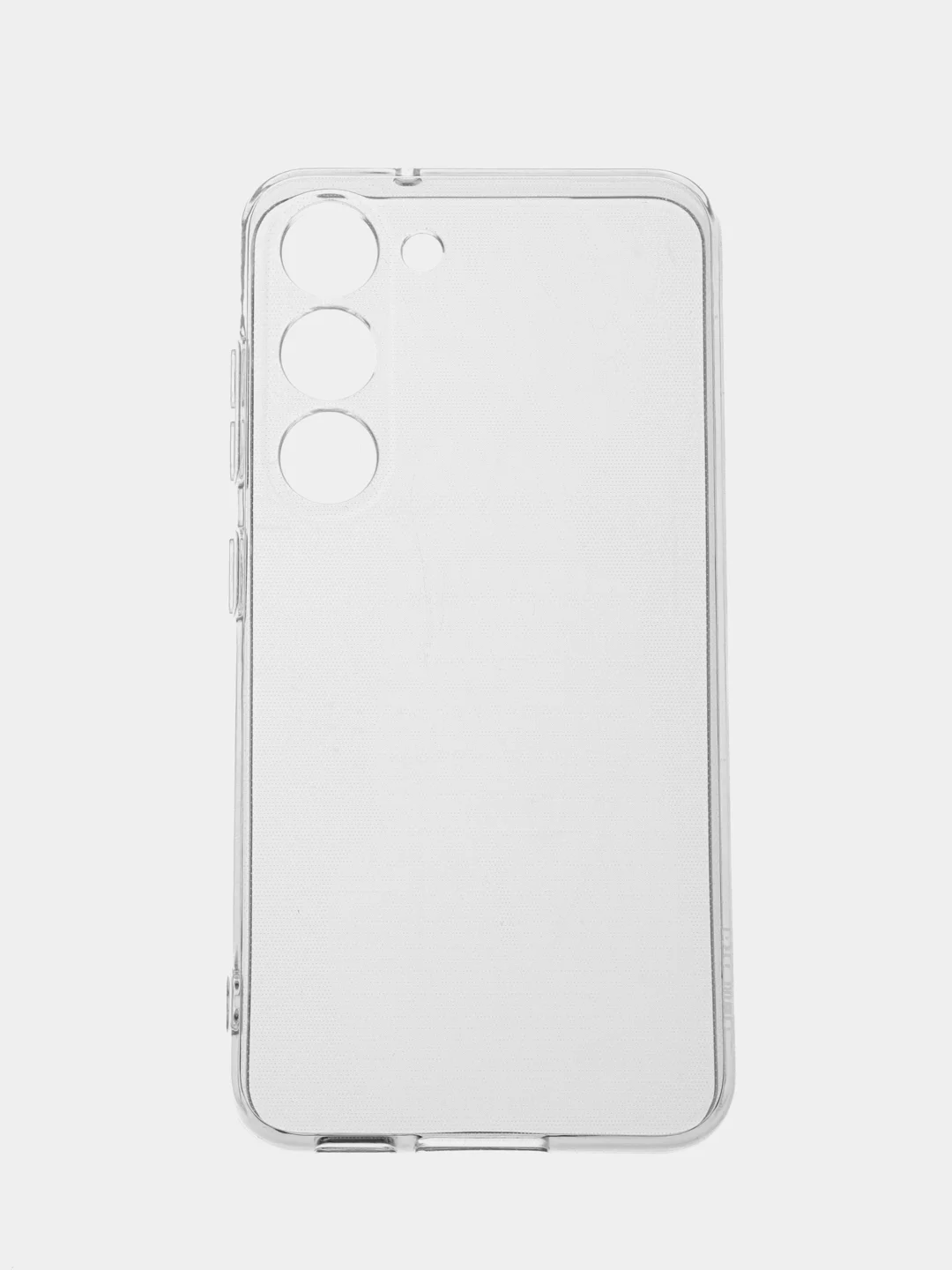 Прозрачный чехол для Samsung Galaxy S23 (Самсунг Галакси С23), прозрачный, силиконовый
