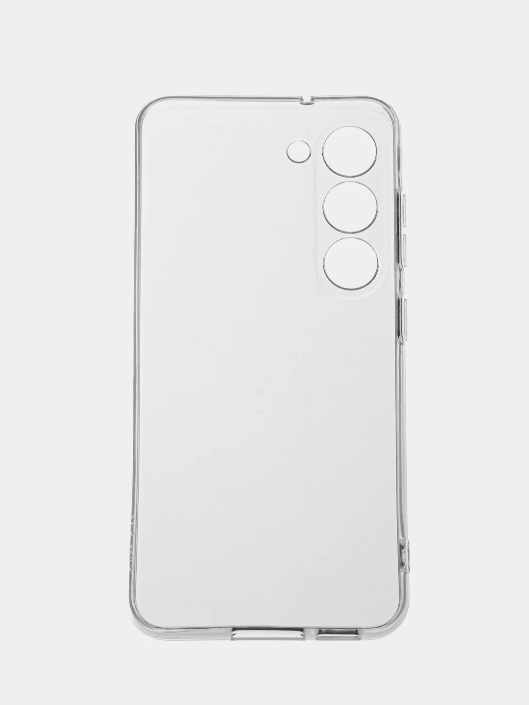 Прозрачный чехол для Samsung Galaxy S23 (Самсунг Галакси С23), прозрачный, силиконовый