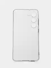 Прозрачный чехол для Samsung Galaxy S23 (Самсунг Галакси С23), прозрачный, силиконовый