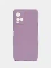 Лавандовый силиконовый чехол для Vivo V21 4G, 5G, V21S 5G (Виво В21 4Г, 5Г, В21С 5Г)), прозрачный