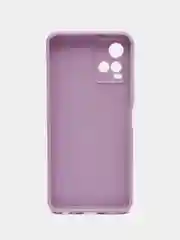Лавандовый силиконовый чехол для Vivo V21 4G, 5G, V21S 5G (Виво В21 4Г, 5Г, В21С 5Г)), прозрачный