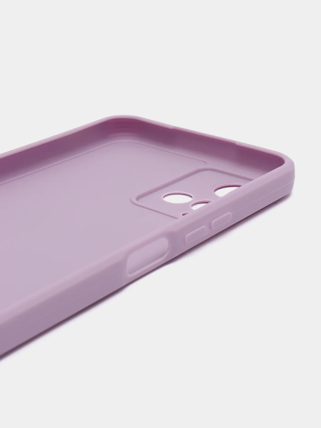 Лавандовый силиконовый чехол для Vivo V21 4G, 5G, V21S 5G (Виво В21 4Г, 5Г, В21С 5Г)), прозрачный