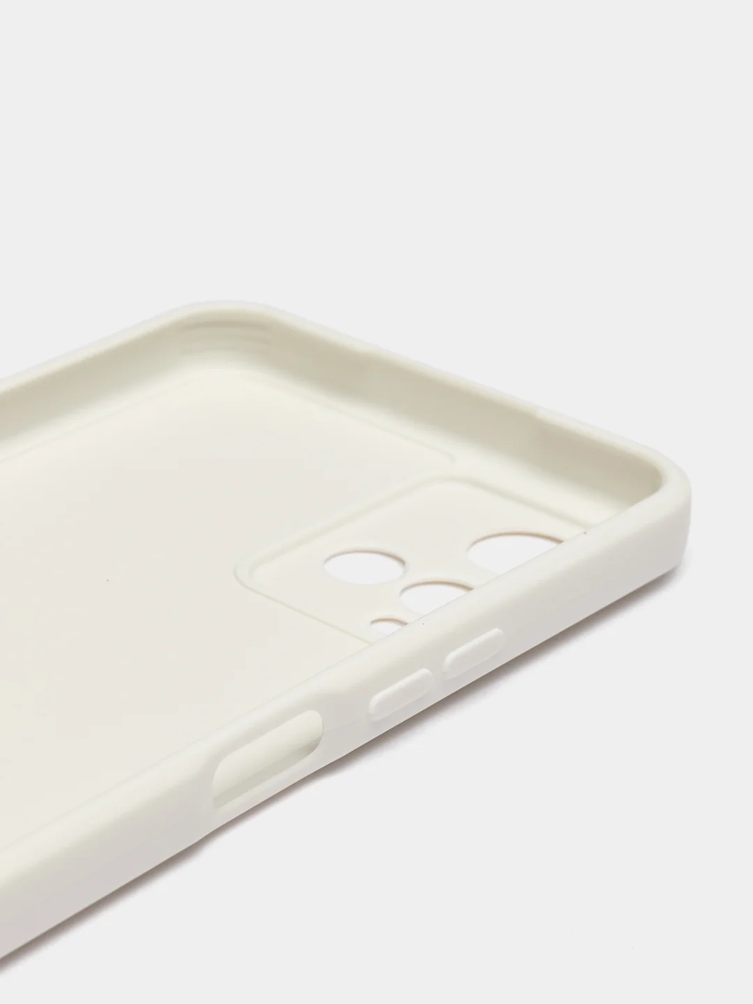 Белый силиконовый чехол для Vivo V21 4G, 5G, V21S 5G (Виво В21 4Г, 5Г, В21С 5Г)), прозрачный