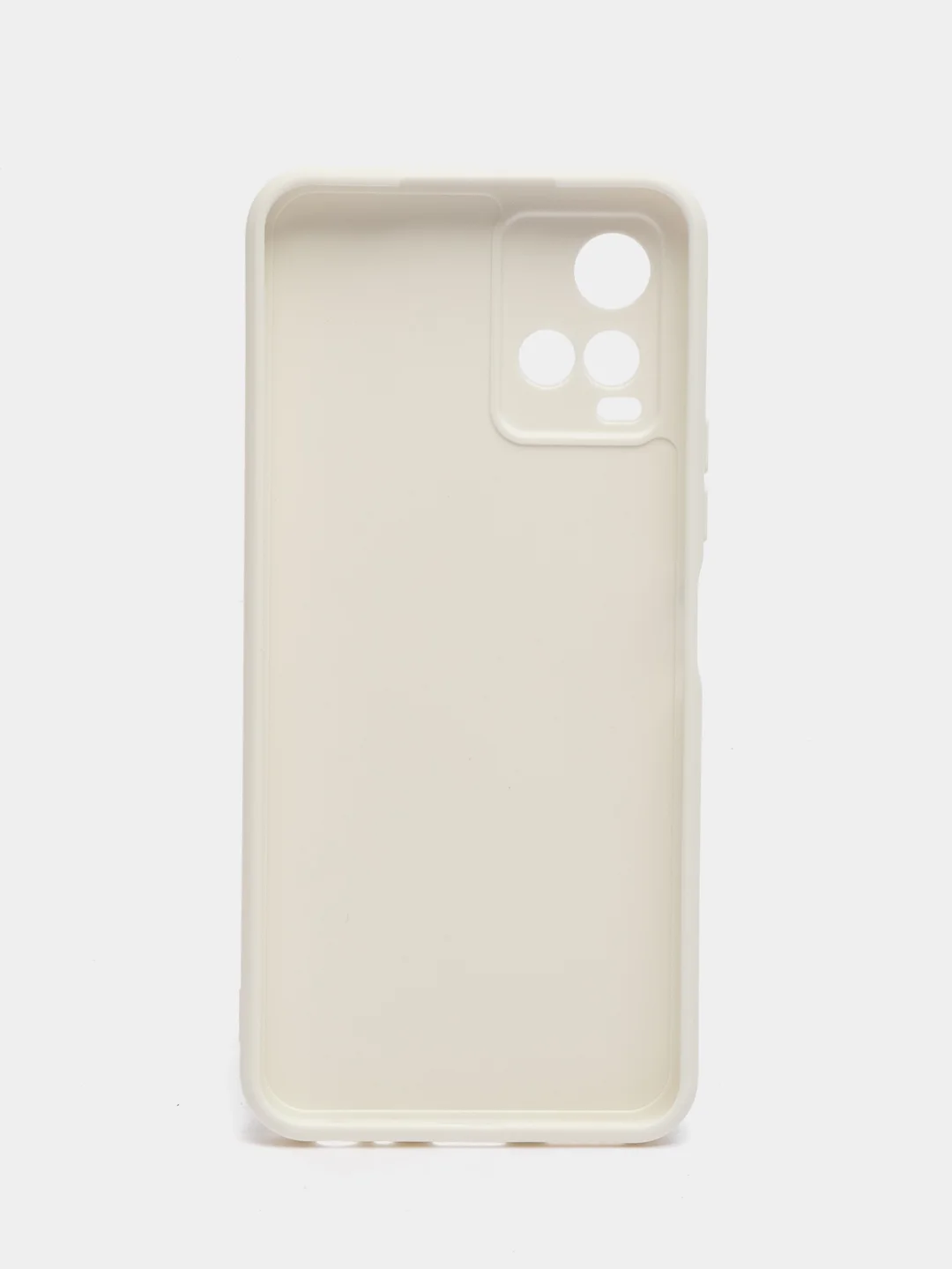 Белый силиконовый чехол для Vivo V21 4G, 5G, V21S 5G (Виво В21 4Г, 5Г, В21С 5Г)), прозрачный