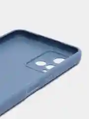 Синий меланж силиконовый чехол для Vivo V21 4G, 5G, V21S 5G (Виво В21 4Г, 5Г, В21С 5Г)), прозрачный
