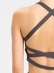 Серый топ женский