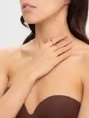 Серебряный парные кольца с сердцами
