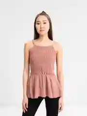 Пудровый топ женский LaFemme, на бретелях