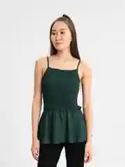 Зеленый топ женский LaFemme, на бретелях
