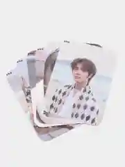 Белый карточки K-Pop "TXT", ламинированные, 6 штук