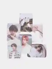 Белый карточки K-Pop "TXT", ламинированные, 6 штук