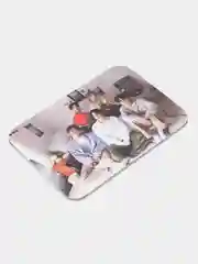 Серый карточки K-Pop "TXT", ламинированные, 6 штук