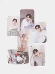 Серый карточки K-Pop "TXT", ламинированные, 6 штук