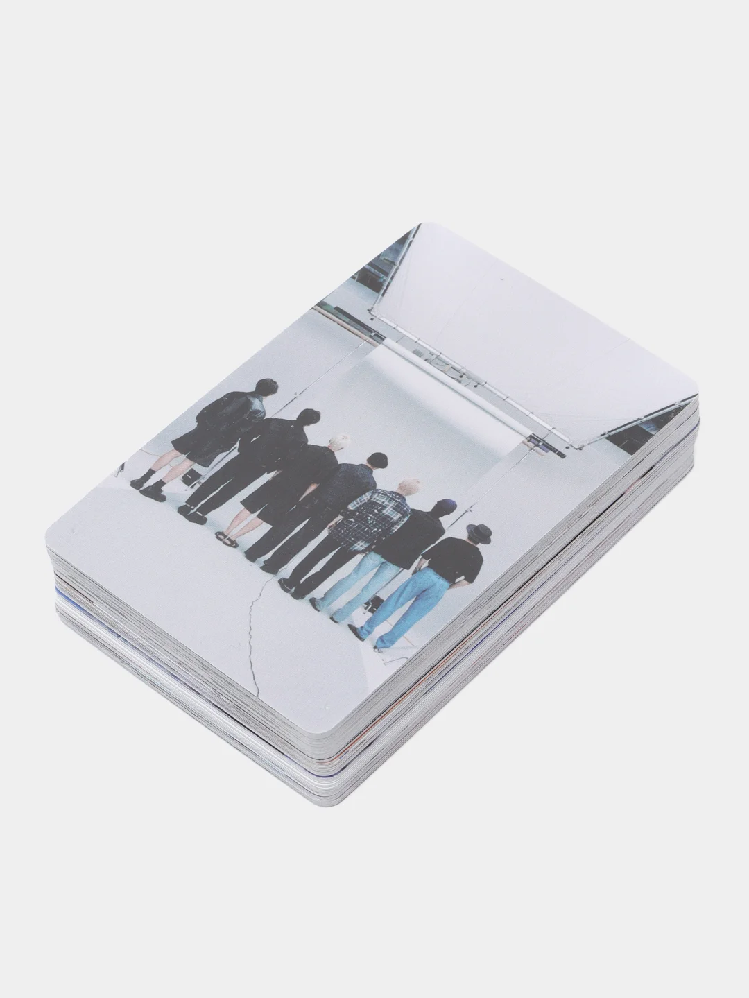 Синий карточки k-pop BTS, коллекционные, 55 штук