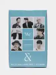 Синий карточки k-pop BTS, коллекционные, 55 штук