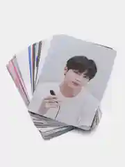 Синий карточки k-pop BTS, коллекционные, 55 штук