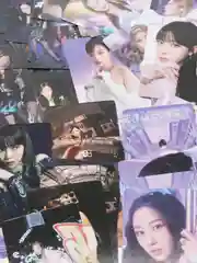 Фиолетовый карточки женских k-pop групп TWICE, AESPA, IVE, NewJeans, 55 штук