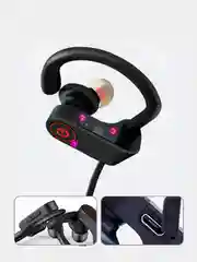 Красный наушники беспроводные, гарнитура, спортивные с ободком U8 Wireless motion headset