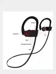 Красный наушники беспроводные, гарнитура, спортивные с ободком U8 Wireless motion headset