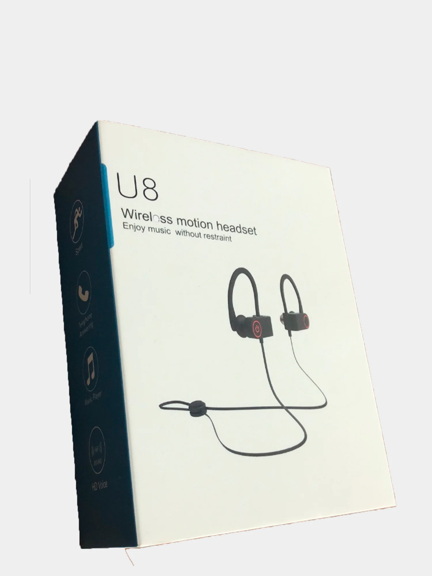 Красный наушники беспроводные, гарнитура, спортивные с ободком U8 Wireless motion headset