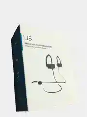 Красный наушники беспроводные, гарнитура, спортивные с ободком U8 Wireless motion headset