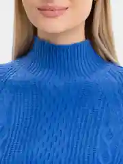 Синий меланж свитер женский Tiffan