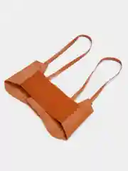 Терракотовый пояс-корсет под грудь, эластичный