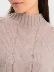 Песочный хаки свитер женский Tiffan