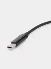 Черный aux - TYPE-C кабель, переходник Type-C, Jack 3.5 мм, аукс - тайп си кабель