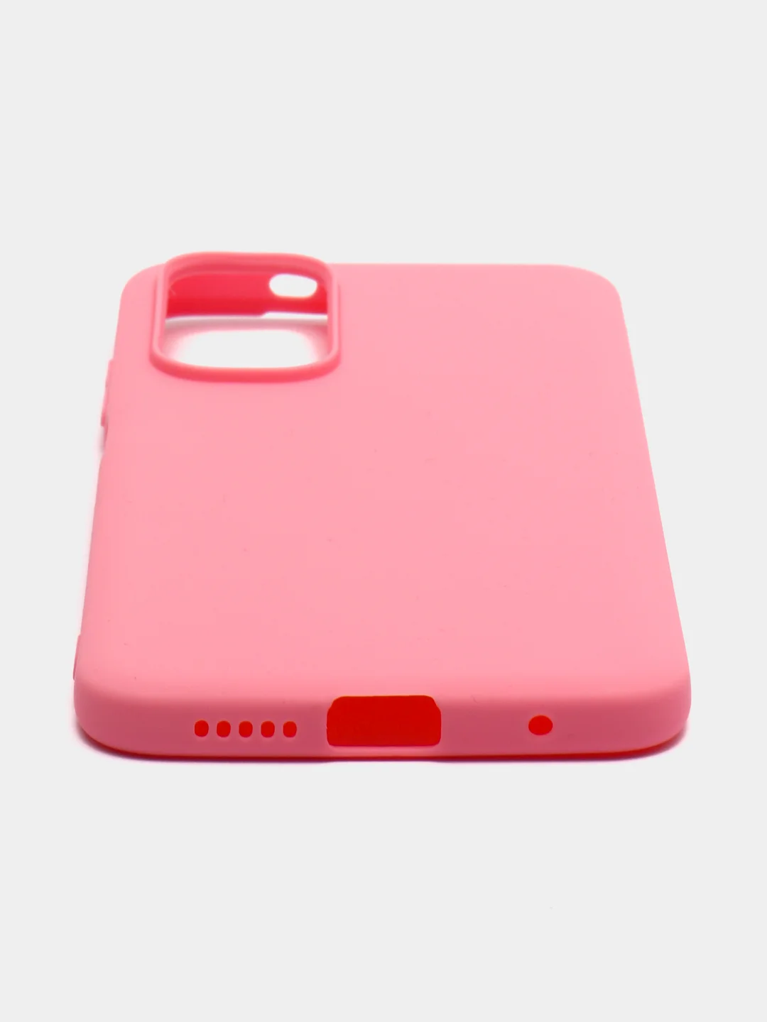 Розовый чехол для Xiaomi Redmi Note 11 4G, Note 11S, Note 11 NFC, силиконовый