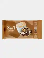 Кофейный напиток Жокей "Карамель", 3в1, растворимый, 50 пакетиков