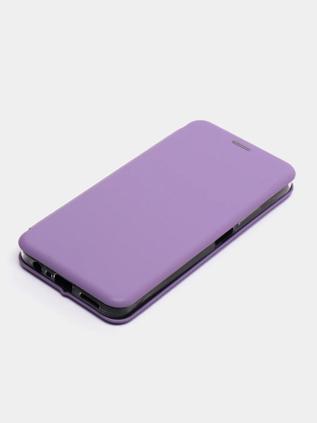 Сиреневый чехол-книжка для Realme C21 / C21Y, C3 / 5 / 6i, C30 / C30S / С31 / С33 / C35