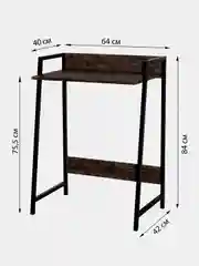 Стол письменный на металлокаркасе Brabix Loft CD-003, 640 х 420 х 840 мм, 641215