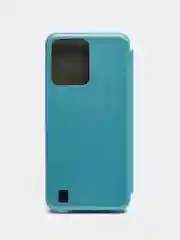 Голубой чехол-книжка для Realme C21 / C21Y, C3 / 5 / 6i, C30 / C30S / С31 / С33 / C35