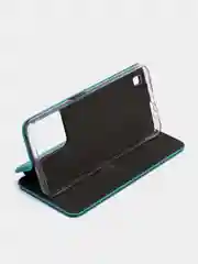 Голубой чехол-книжка для Realme C21 / C21Y, C3 / 5 / 6i, C30 / C30S / С31 / С33 / C35