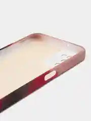Багровый чехол Samsung Galaxy A03s (Самсунг Галакси А03с), силиконовый