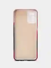 Багровый чехол Samsung Galaxy A03s (Самсунг Галакси А03с), силиконовый