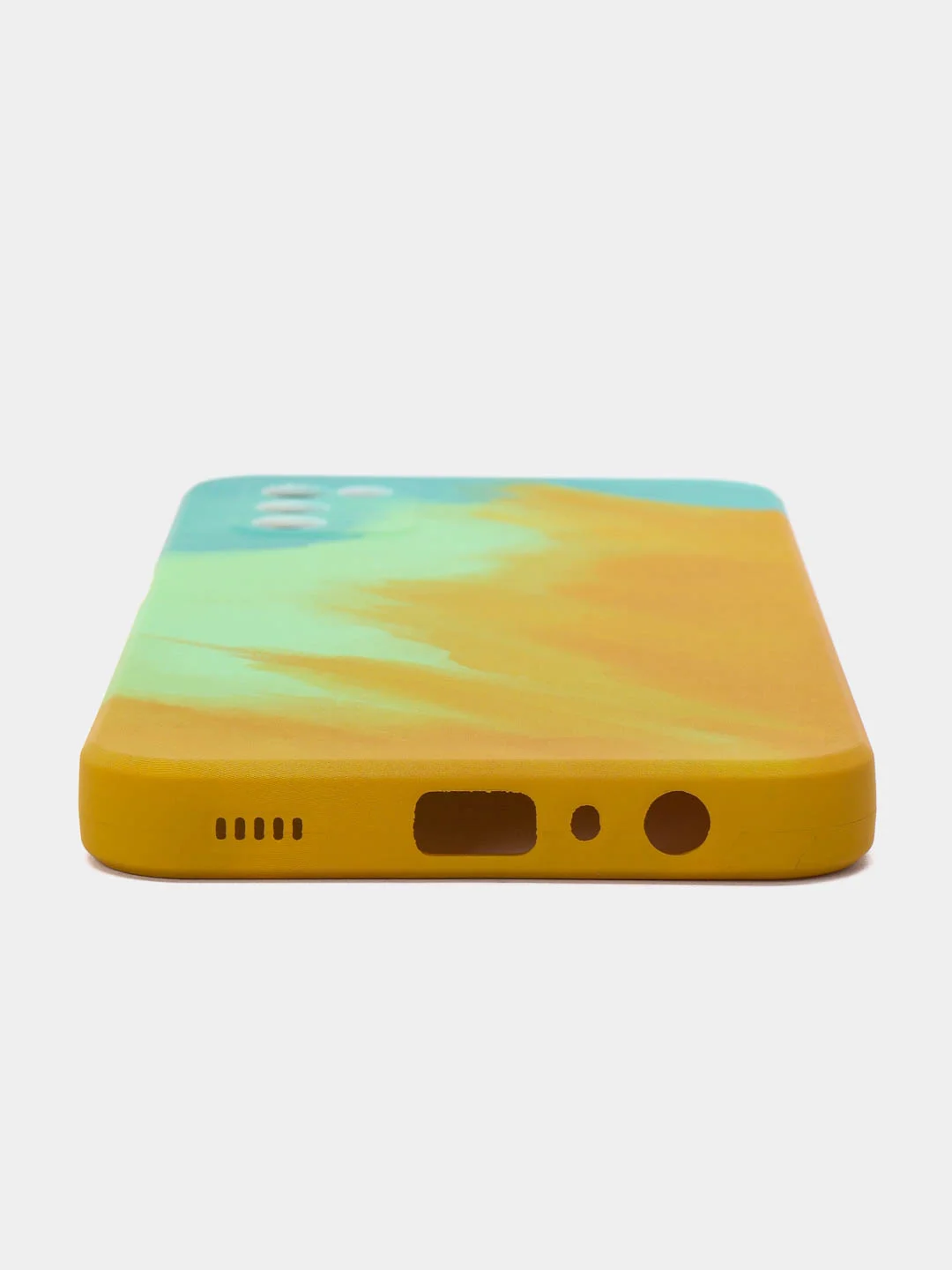 Горчичный чехол Samsung Galaxy A03s (Самсунг Галакси А03с), силиконовый