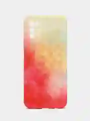 Коралловый меланж чехол Samsung Galaxy A03s (Самсунг Галакси А03с), силиконовый