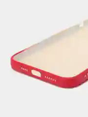 Коралловый меланж чехол iPhone 13, 13 Pro, 13 Pro Max, силиконовый, с мягким подкладом
