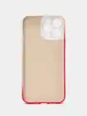 Коралловый меланж чехол iPhone 13, 13 Pro, 13 Pro Max, силиконовый, с мягким подкладом