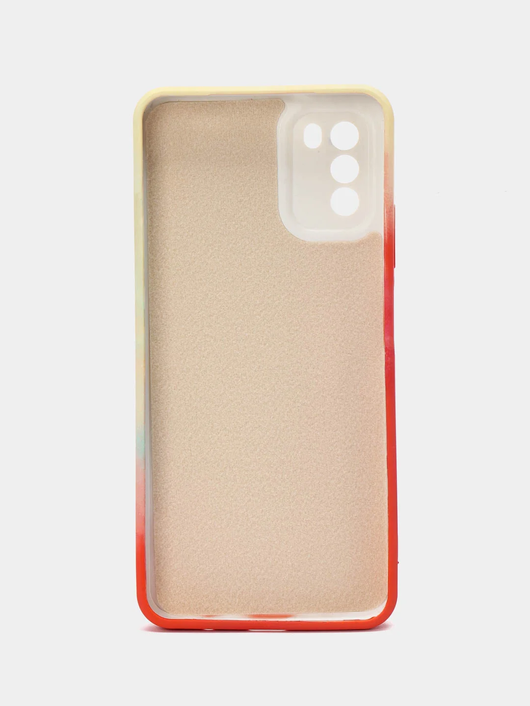 Коралловый меланж чехол Xiaomi Poco M3, Сяоми Поко М3 силиконовый, с мягким подкладом