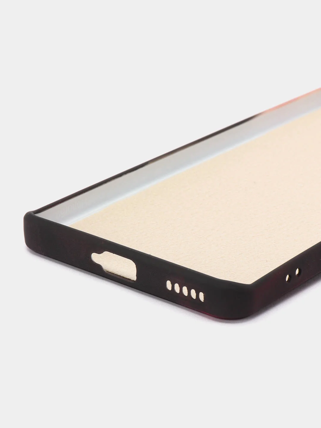 Багровый чехол Huawei Honor 50 (Хуавей Хонор 50), силиконовый, с мягким подкладом