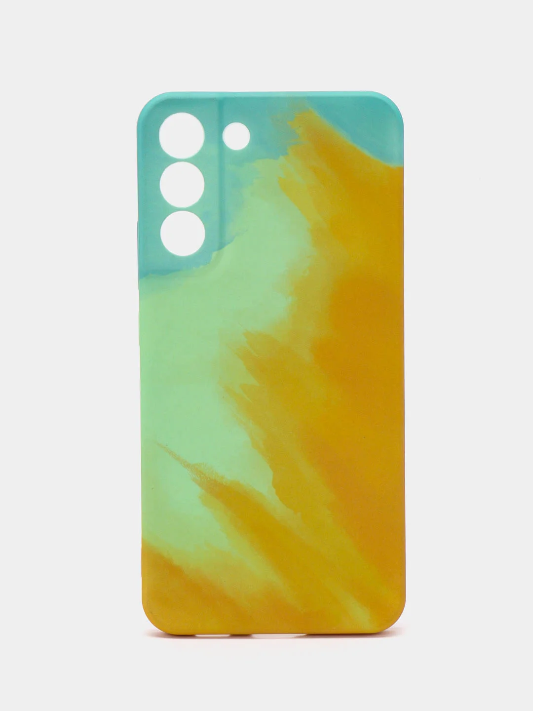 Горчичный чехол Samsung Galaxy S22 Plus (Самсунг Галакси С22 Плюс), силиконовый, с мягким подкладом